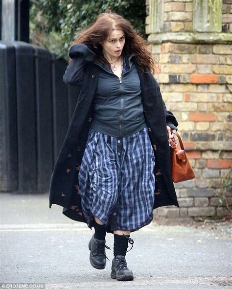 Helena Bonham Carter Covers Up After Posing Naked With A Fish For New