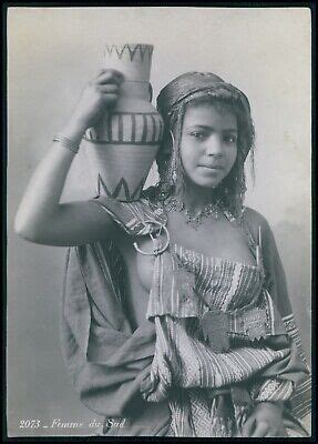 GARRIGUES NORTH Africa Arab Near Nude Woman Original 1900s Medium