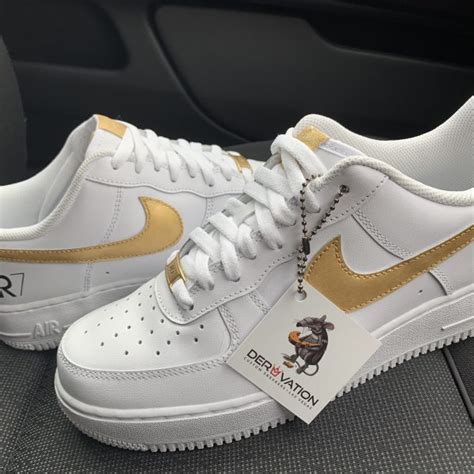 CUSTOM 18K GOLD CR7 AIR FORCE 1 - Derivation Customs ...