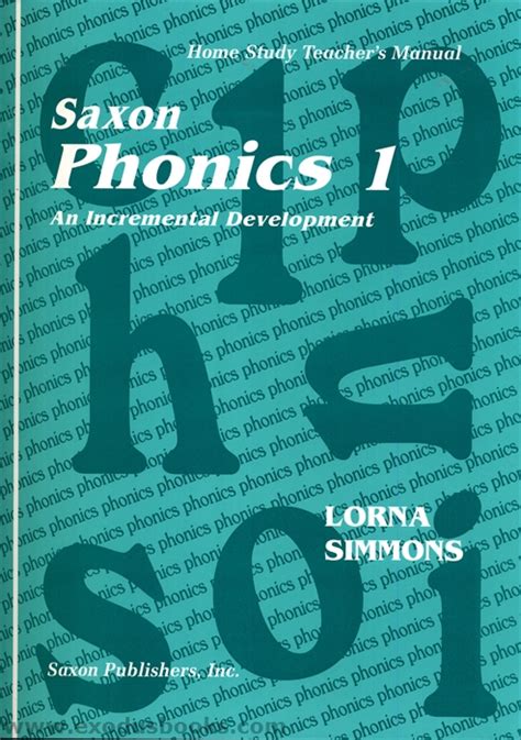 Saxon Phonics 1 Home Study Teachers Manual Exodus Books
