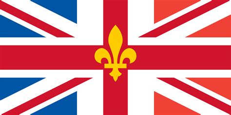 Flag Of The Franco British Union An Idea Talked About During Ww2