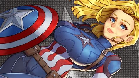 Captain America Avengers Gender Swap Fanart Youtube