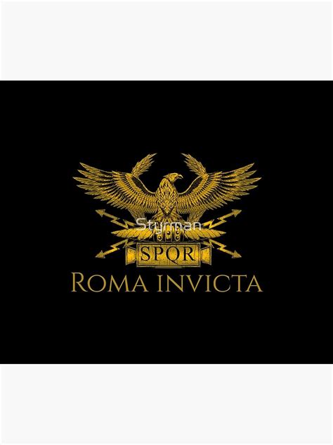 Roma Invicta Legionary Aquila Motivational Ancient Rome Spqr Eagle