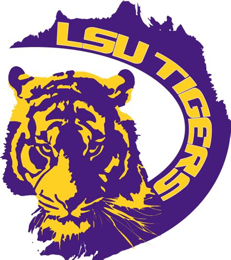 New Lsu Logo Aesthetic Tiger Clipart Large Size Png Image Pikpng