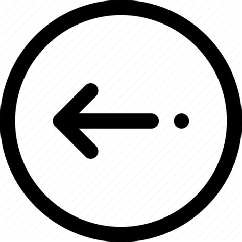 Arrow Left Button Interface Icon Download On Iconfinder