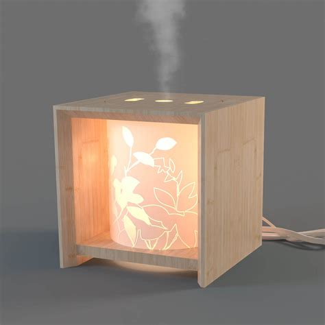 Wood Aroma Diffuser Glass Cover Green Life Aroma House