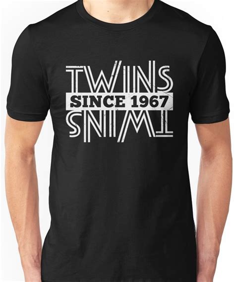 Twins Since 1967 50th Birthday Ts Unisex T Shirt Vegas Birthday