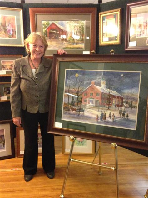 Painting Captures Moment In History Of Graceham Moravian Church