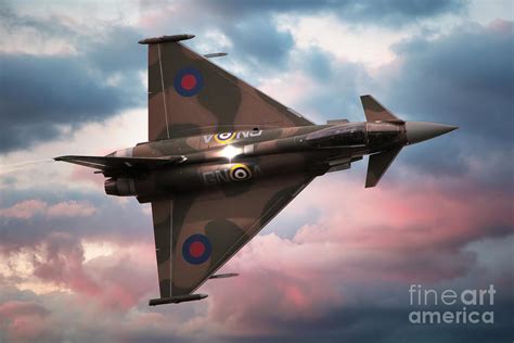 Battle Of Britain Typhoon At Sunset Photograph By Steve H Clark Photography