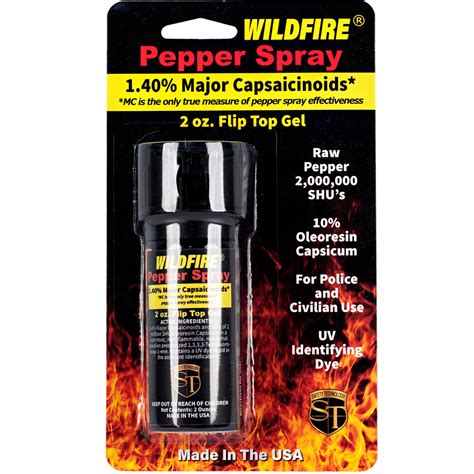 Wildfire 14 Mc 2 Oz Pepper Spray Flip Top Aandt Security Systems Inc