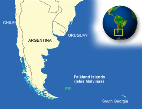 argentina falkland islands map