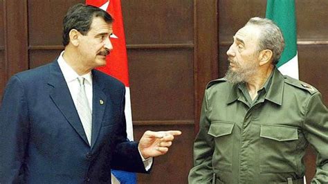 Vicente fox biography, vicente fox's famous quotes. El día que Fox le dijo a Fidel Castro "Comes y te vas ...