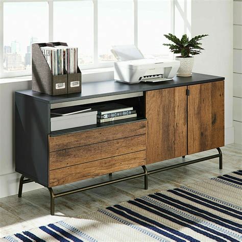 Tv Credenza Entertainment Stand Credenza Oak Modern