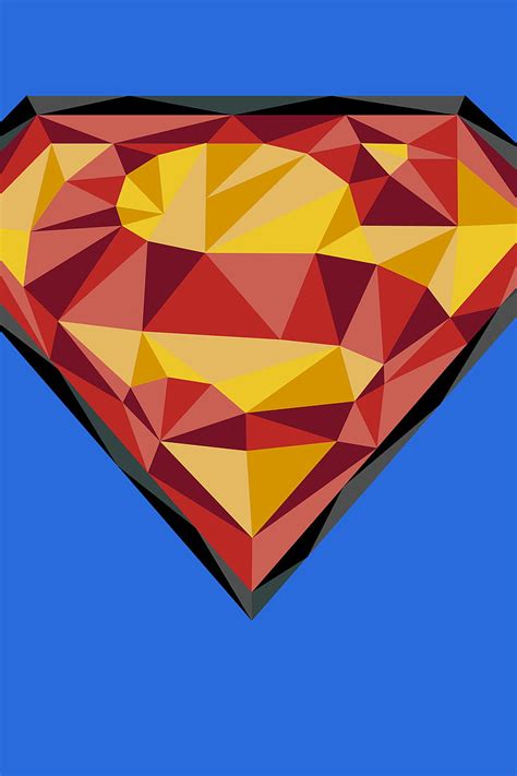 Superman Logo Low Play Art Samsung Galaxy Note 8 Background 8841