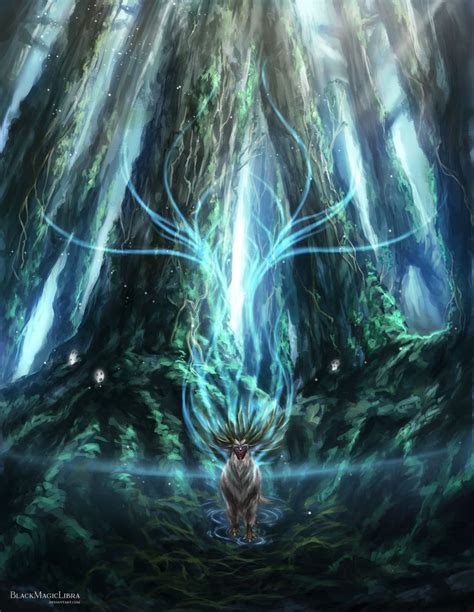 Princess Mononoke Forest Spirit By Blackmagiclibra On Deviantart
