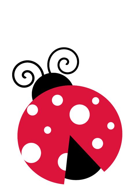 Pink Lady Bug With White Dots Clip Art At Vector Clip Art