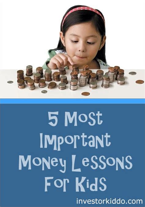 The 5 Most Important Money Lessons To Teach Your Kids With Printable