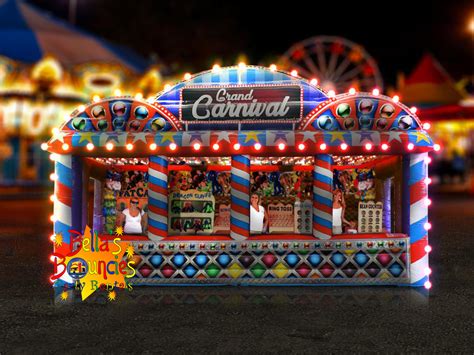 Grand Carnival Booth With Games Bellas Bouncies Grand Carnival