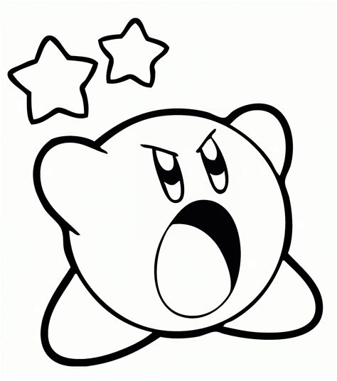 Dibujo De Kirby Para Colorear