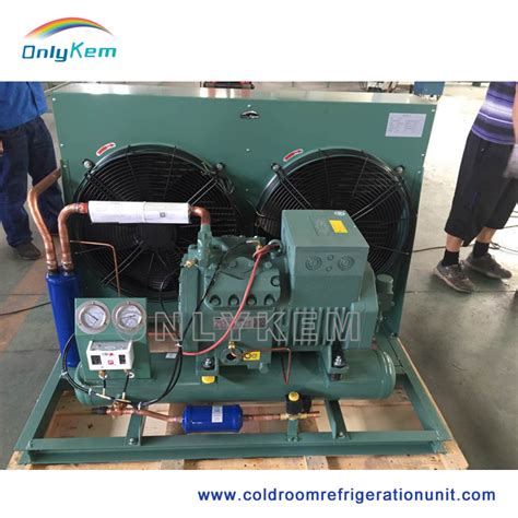 Refrigeration Condenser Unit With Alco Valve Air Cooler Semi Hermetic