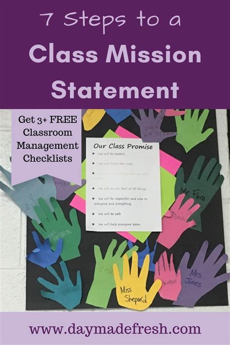 7 Steps To A Class Mission Statement Day Made Fresh
