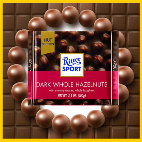 Ritter Sport Dark Chocolate Whole Hazelnut G Lazada