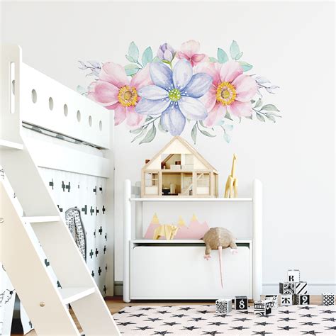 Spring Flowers Wall Decal Ginger Monkey