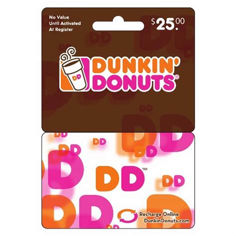 Gift card merchant dunkin donuts provides you a gift card balance check, the information is below for this gift card company. $25 Dunkin' Donuts DD Card - BJ's Wholesale Club