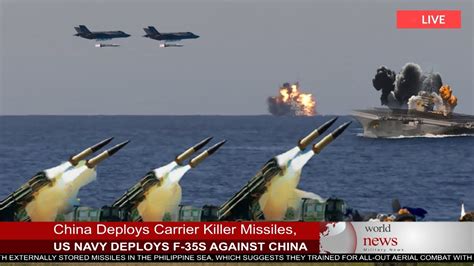China Deploys Carrier Killer Missiles Us Navy Sends F 35s Against