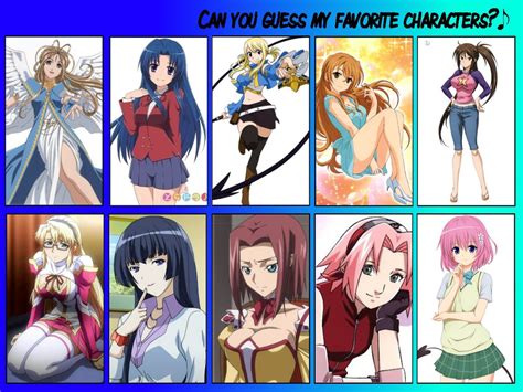 My Top Ten Favorite Female Anime Characters By Zeaespon On