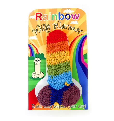 Maybe you would like to learn more about one of these? Rainbow Knitted Willy Warmer Funny Rude Gift | Pink Cat Shop