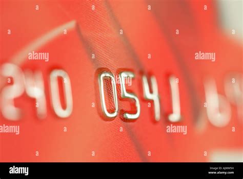Creditcard Account Number Credit Card Detail Stock Photo Alamy