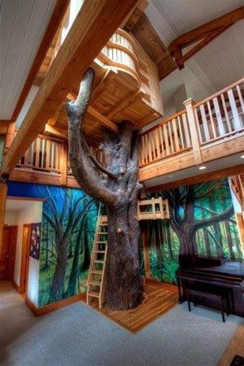 Coolest Bedroom Design Ideas Youve Ever Seen Indoor Tree House Tree