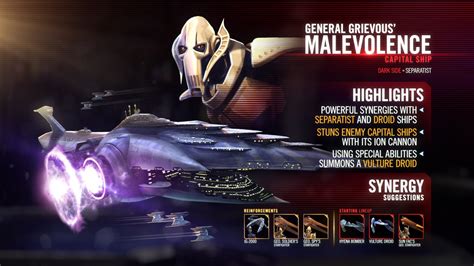 Kit Reveal Malevolence — Star Wars Galaxy Of Heroes Forums