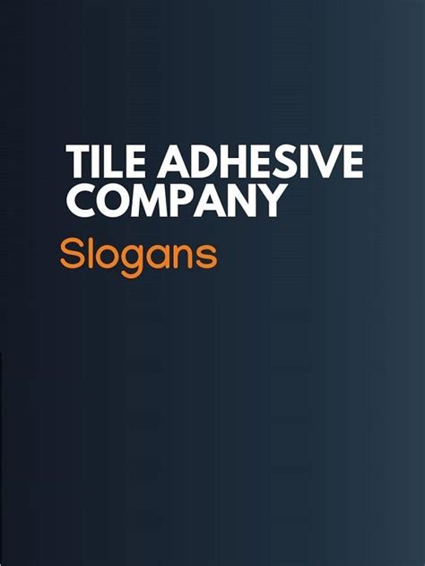 Tiles Slogans And Taglines With Guide Generator Thebrandboy Artofit
