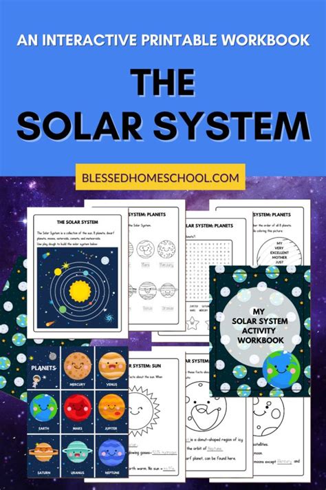 Free Printable Solar System Activity Pack Homeschool Science