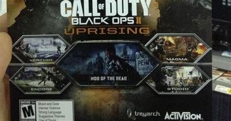 Black Ops 2 Uprising Dlc Adds New Maps Zombie Adventure On April 16