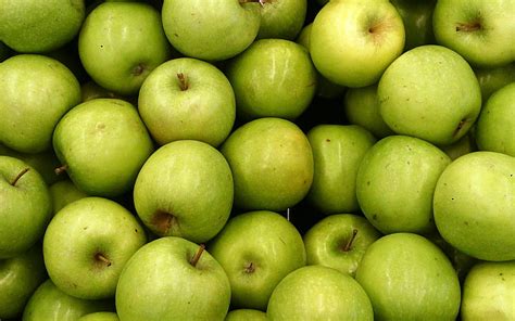 3840x2160px 4k Free Download Green Apples Fruit Apple Background