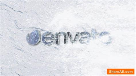 Videohive Winter Snow Frost Blizzard Holiday Logo Free After