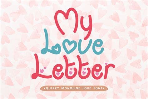 My Love Letter Font Putracetol Studio Fontspace