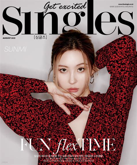 Magazine Sunmi Singles Aug2021 Kstore4u