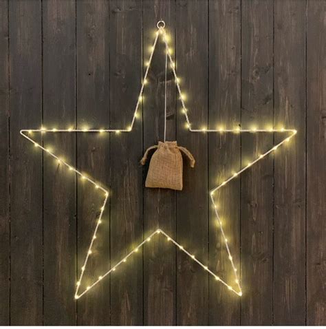 Light Up Hanging Star Extra Large Christmas Decorations Light Up