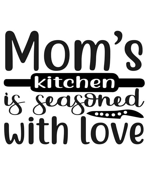 Moms Kitchen Is Seasoned With Love DTF PrintCo