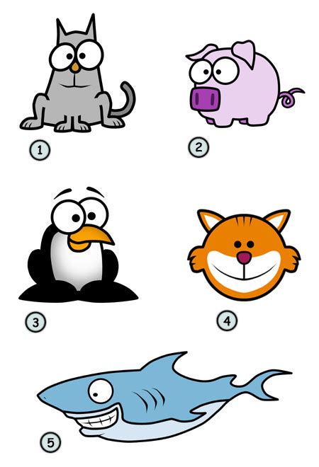I thought it was cute and you would want to learn how to draw it too. Cute cartoon animals