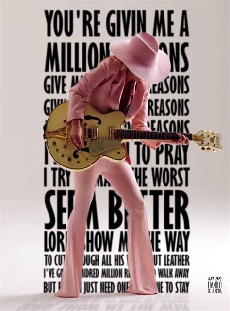 Lady Gaga Million Reasons Ladygaga Millionreasons Lyricsfanart