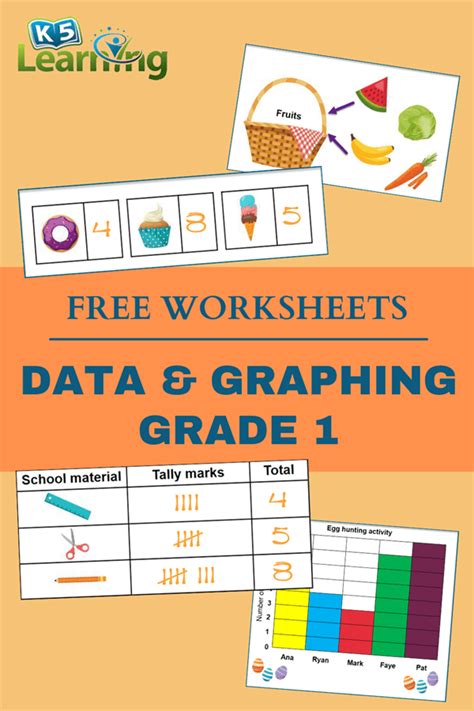 Data Handling I Maths Worksheets Grade 1 Key2practice Data Handling
