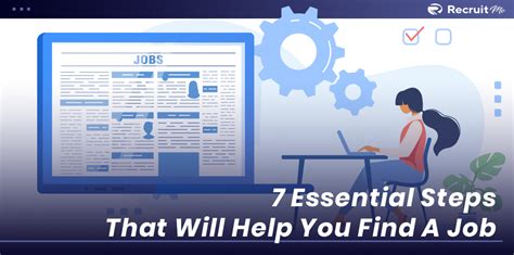 7 Essential Steps That Will Help You Find A Job Recruitme Blog