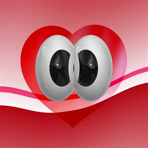 Heart With Eyes Free Stock Photo Public Domain Pictures