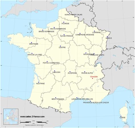Carte De Grenoble Situation Géographique Et Population De Grenoble