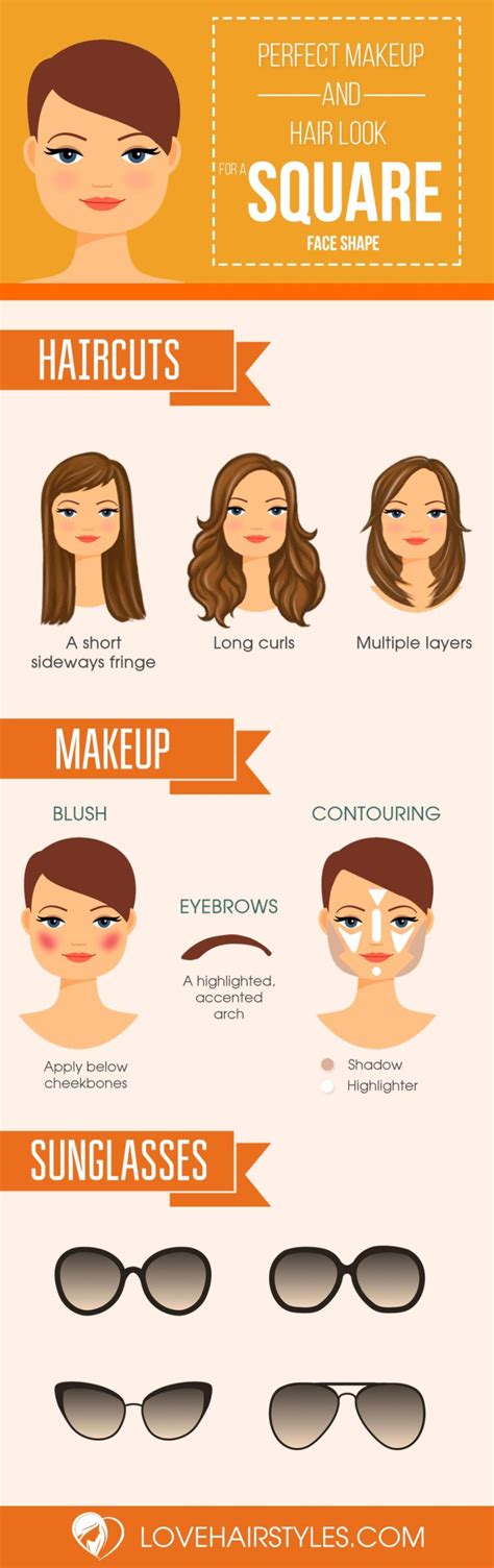 10 Sexy Hairstyles For Square Faces Squares Face And Makeup